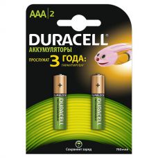 Аккумуляторы Duracell - Basic Recharge AAA HR03 Ni-MH 750mAh 1.2V