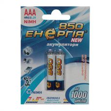 Аккумуляторы Энергия AAA HR03 Ni-MH 850mAh 1.2V