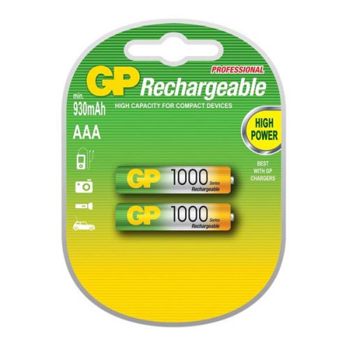 Аккумуляторы GP - Rechargeabl AAA HR03 Ni-MH 1000mAh 1.2V