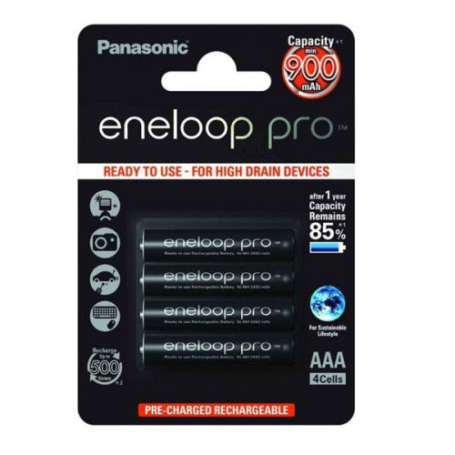 Аккумуляторы Panasonic - Eneloop Pro AAA HR03 Ni-MH 930mAh 1.2V