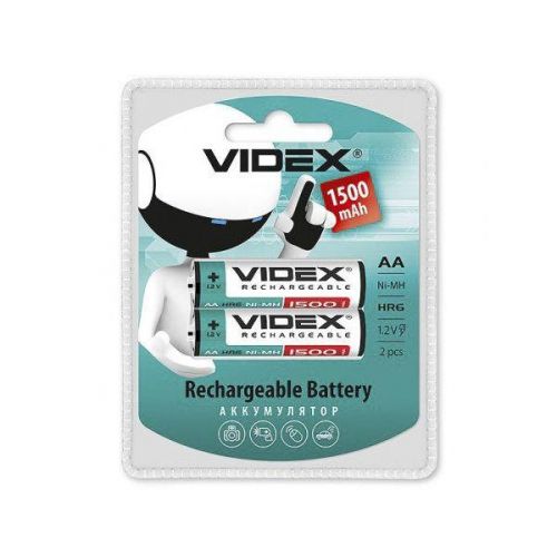 Аккумуляторы Videx — Rechargeable Battery AA HR6 Ni-MH 1500mAh 1.2V