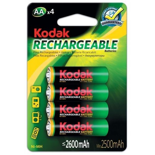 Аккумуляторы Kodak — Rechargeable Battery AA HR6 Ni-MH 2600mAh 1.2V