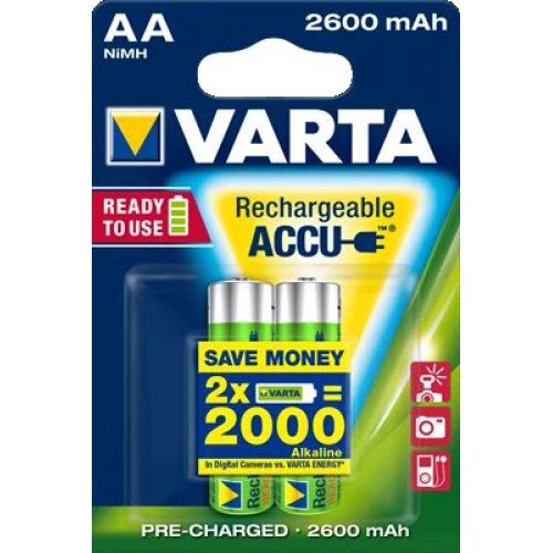 Аккумуляторы Varta — Rechargeable Battery AAHR6 Ni-MH 2600mAh 1.2V