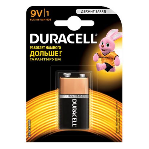 Батарейки Duracell - Basic 6LR61 Крона 9V