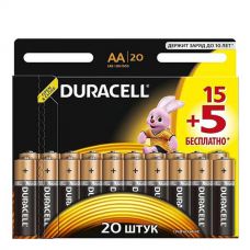 Батарейки Duracell - Basic АА LR6 1.5V 20шт.