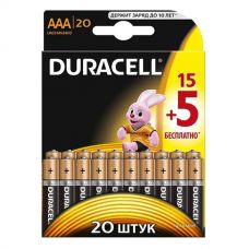 Батарейки Duracell - Basic ААА LR03 1.5V