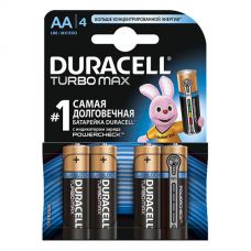 Батарейки Duracell - Turbo Max АА LR6 1.5V 4шт.