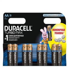 Батарейки Duracell - Turbo Max АА LR6 1.5V 8шт.