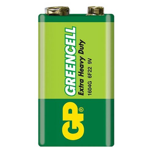 Батарейки GP - Greencell 6F22 Крона 9V