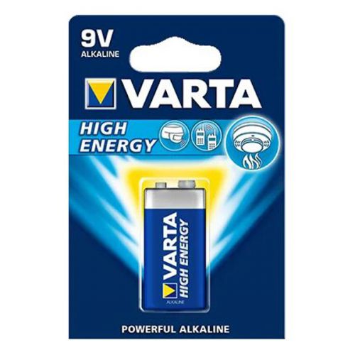 Батарейки Varta - High Energy 6LR61 Крона 9V