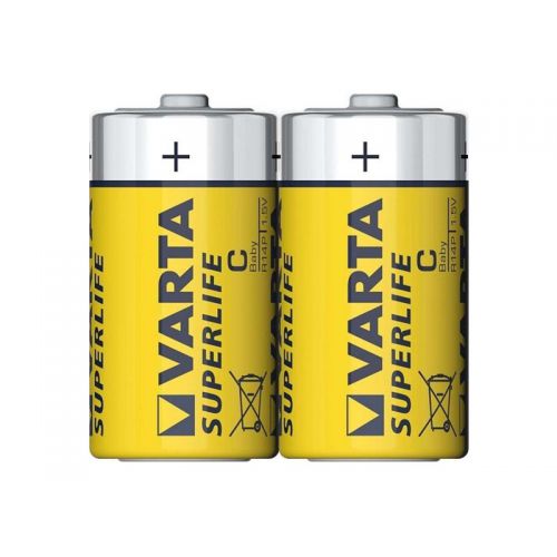 Батарейки Varta R14 (C) SuperLife 1.5
