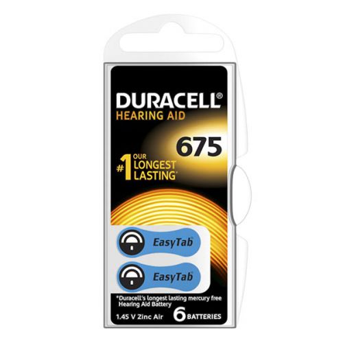 Воздушно цинковые батарейки 675 - duracell hearing aid 6/60/600шт