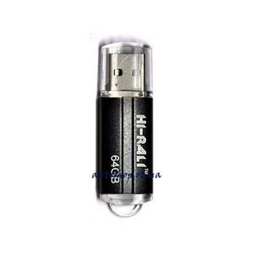 USB флеш Hi-Rali 64GB Corsair series Black