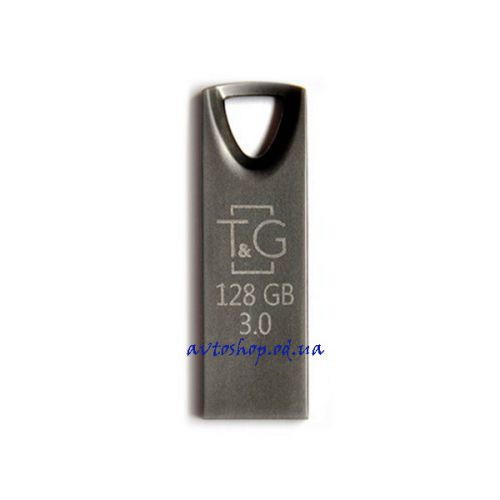 USB флеш накопичувачі T&G 117 Metal series 128GB 3.0 Black
