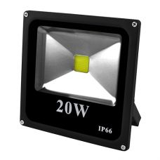 Прожектор светодиодный матричный 20W COB, IP66 (влагозащита), гладкий рефлектор - 7