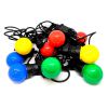 Гирлянда 10 водонепроницаемых цветных шариков 5м микс