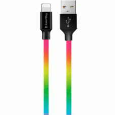 Кабель ColorWay USB - Apple Lightning 2.4А 1 м Multicolor