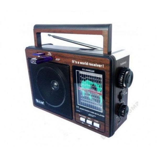 Портативна акустична система радіоприймач GOLON RX-9966UAR 