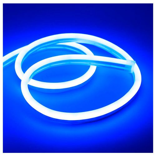 Силиконовая LED лента NEON Синяя 5M Blue 12V