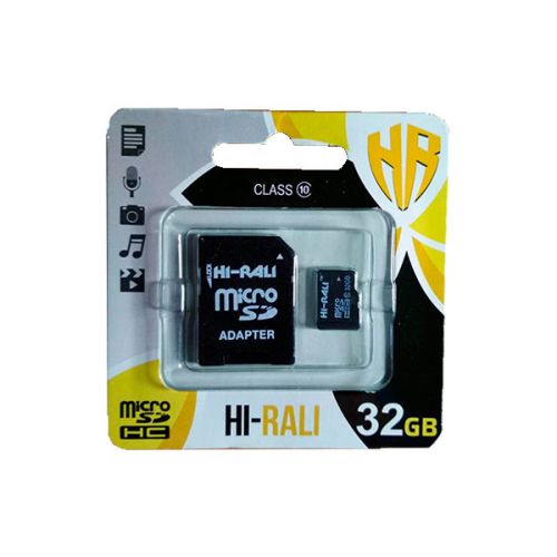 Карта памяти microSD 32Gb Class10, HI-RALI