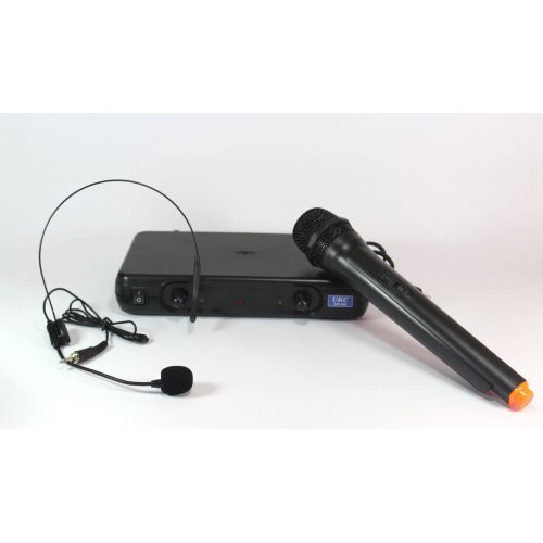 Микрофон беспроводной с гарнитурой UKC EW500H / база + радиомикрофон + гарнитура