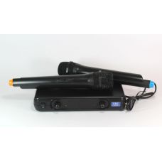 Мікрофон бездротовий UKC EW500 / база + 2 радіомікрофони