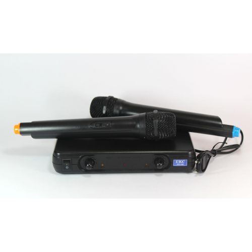 Микрофон беспроводной UKC EW500 / база + 2 радиомикрофона