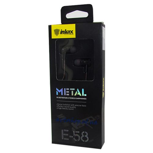 Навушники Inkax E-58 метал