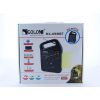 Радіо GOLON RX-498BT із сонячною зарядкою / MP3 / Bluetooth / ліхтар / TF slot та USB роз'єм
