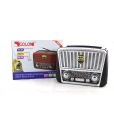 Радіо RX 456 Solar, Радіоприймач Golon RX-456 Solar c Ліхтариком та Сонячною Панеллю MP3 USB FM SD