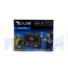 Радиоприемник GOLON RX 435 AM/FM/SW плеер usb/sd/card/встроенный фонарик