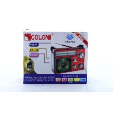 Радіоприймач GOLON RX-552 USB/SD/акумулятор/ліхтарик