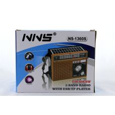 Радиоприемник с солнечной панелью NNS NS-1360S