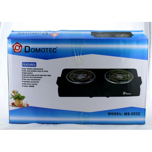 Електрична плита Domotec MS 5532 на 2 конфорки