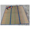 Пляжний килимок - сумка з бамбука 150*180 см / пляжна підстилка / килимок для пікніка / килимок для моря