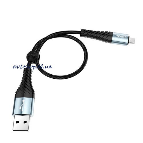 Кабель Hoco X38 для заряджання USB - Micro-USB 0.25м