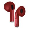 Бездротові bluetooth-навушники AirPods Pro 4 mini original з кейсом, red metallic